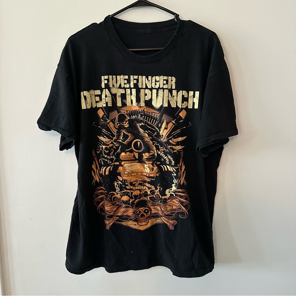 Five Finger Death Punch 2016 Concert Tee Size XL (binY4)